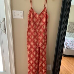 NWT Zara Long The Jami Jumpsuit XS TERRACOTTA Jumper